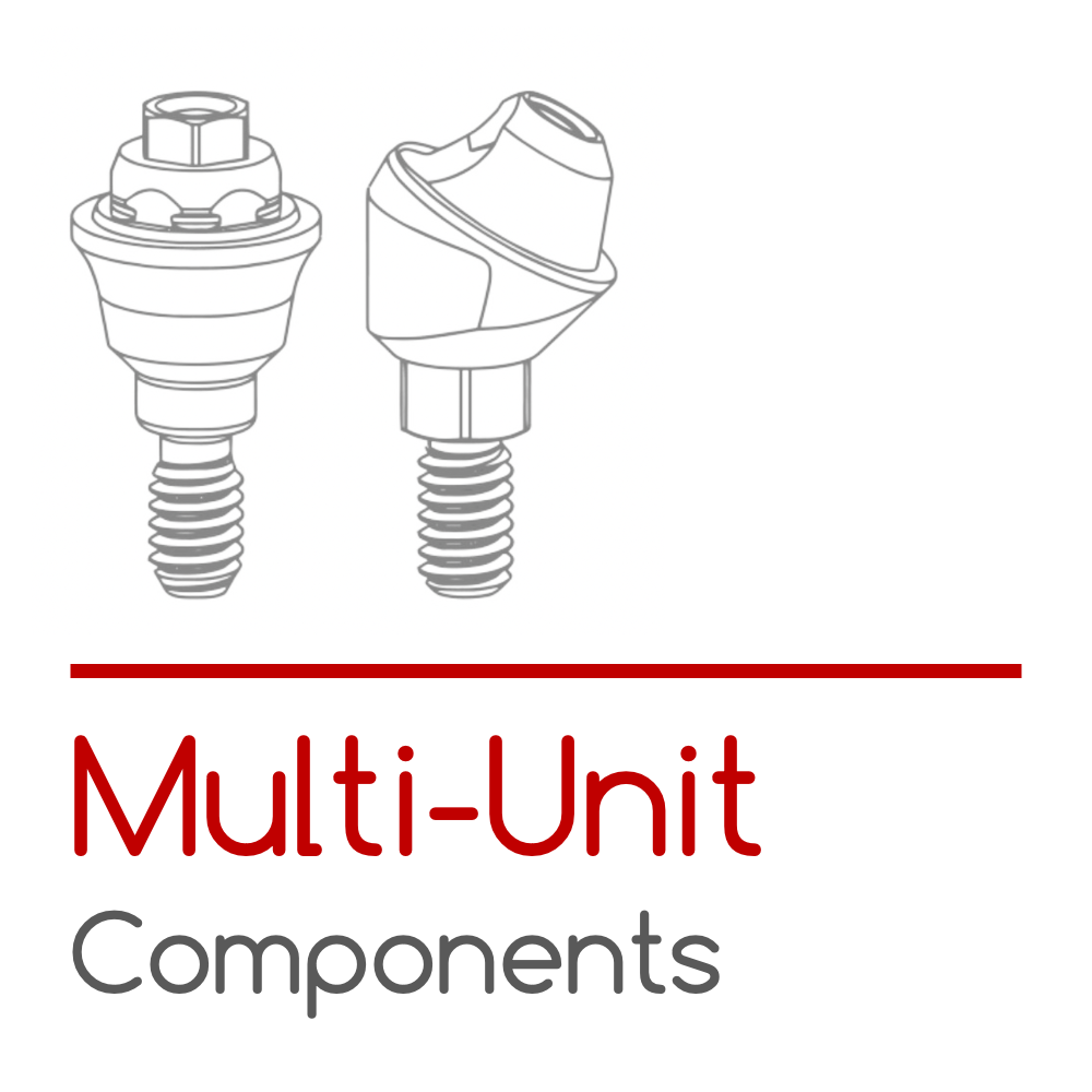 Multi Unit Components Multi-Unit Abutment compatible components