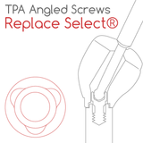 Nobel® Replace® compatible TPA Screw for angled screw channels