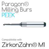 ZirkonZahn® M1 Paragon Burs for milling PEEK, PMMA, Wax, Nano-composite
